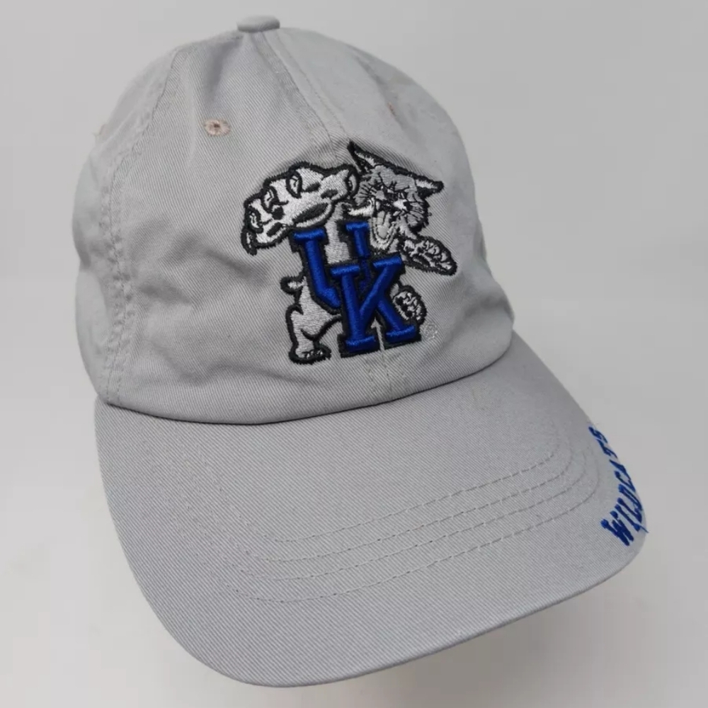 University Of Kentucky WILDCATS Gray Cap with Blue Embroidery